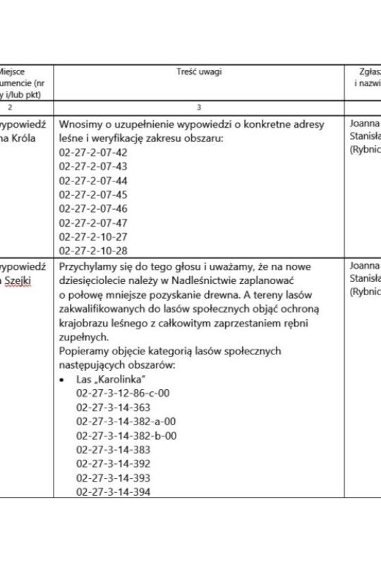 Opinia strony społecznej_6 Opinia strony społecznej_6
