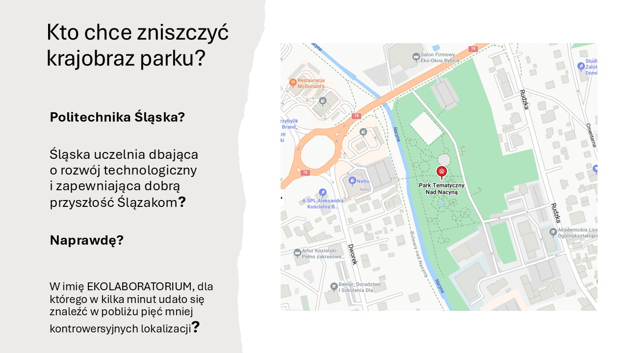 Kto chce zniszczyć krajobraz parku1